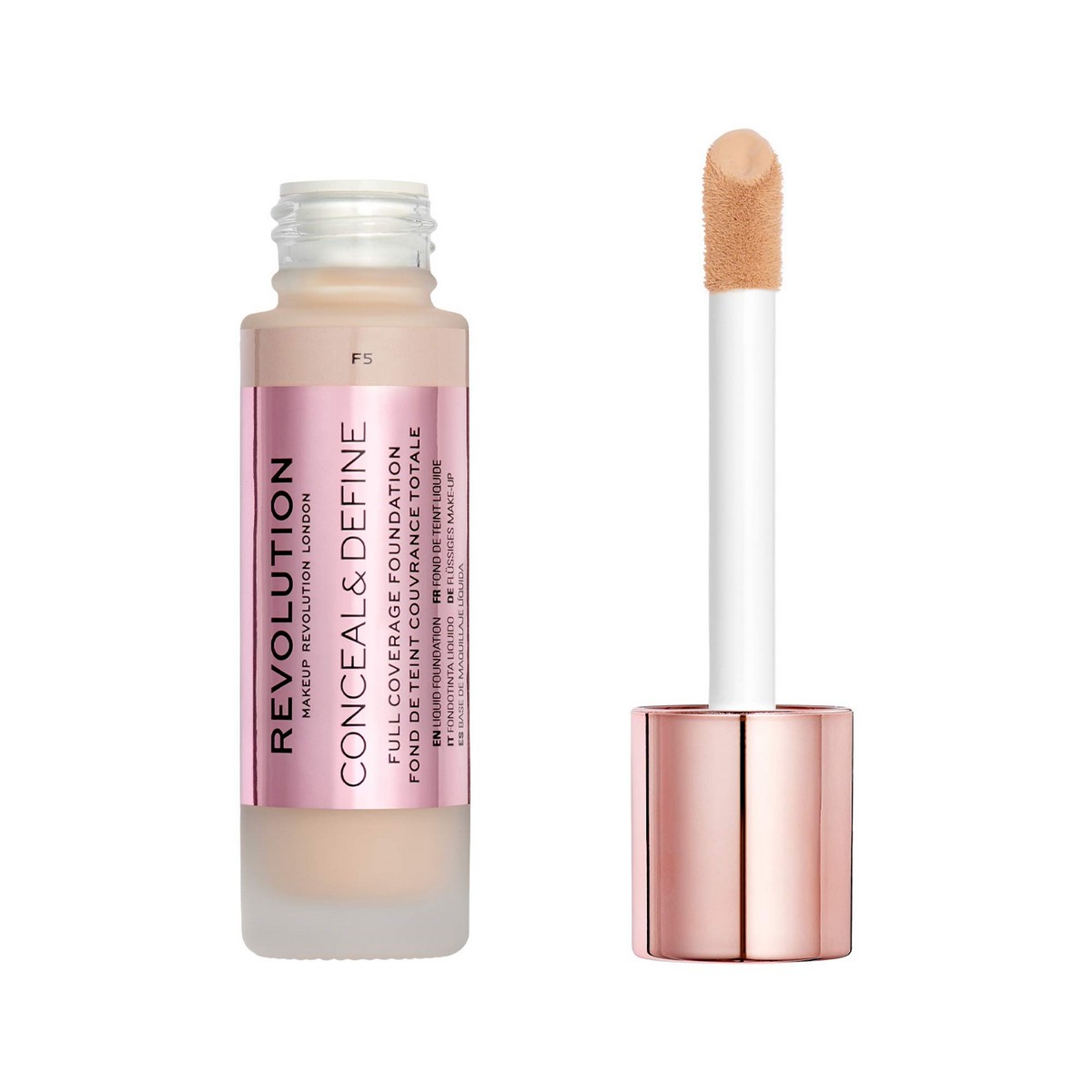 Υγρό Μaκe Up Revolution Make Up Conceal Define Nº F5 23 ml